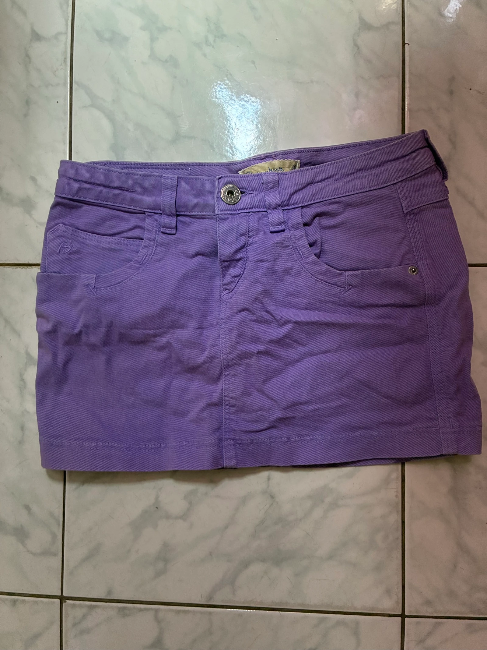 Jupe mauve jeans BSB – photo 8